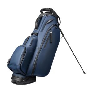 Custom Blue PU Leather Golf Stand Bag (Main Image)