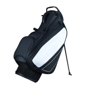 Custom White and Black Golf Stand Bag for Sale