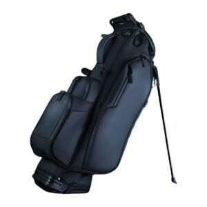 Customization Black PU Leather Stand Bag