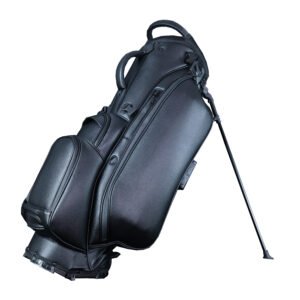 Customize 5 Way Top Black Golf Bag with Stand