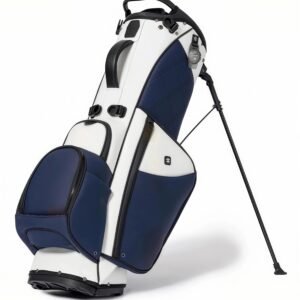 Lightweight Custom Navy and White Golf Bag