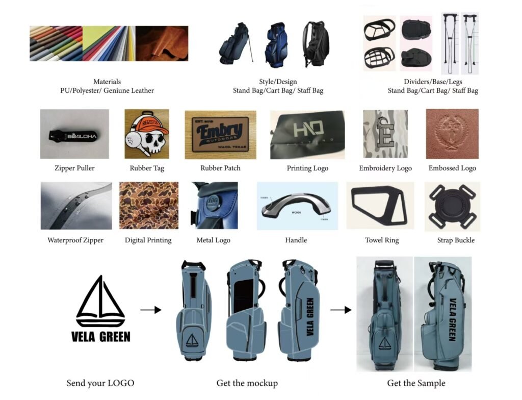 custom golf bag OEM&ODM service