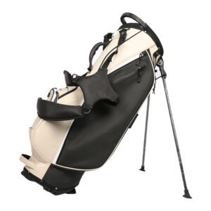 Custom Embroider PU Leather Golf Stand Bag