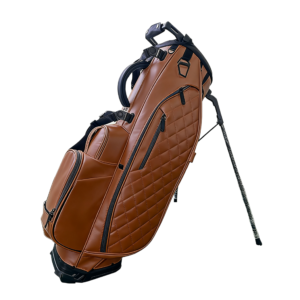 Custom Genuine Leather Golf Stand Bag