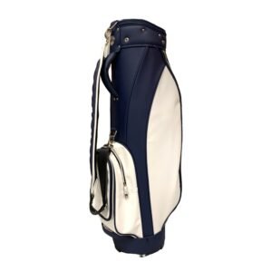 Custom Lightweight White Leather Staff Golf Bags