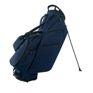 Custom Navy Blue 4 Way Nylon Golf Stand Bag