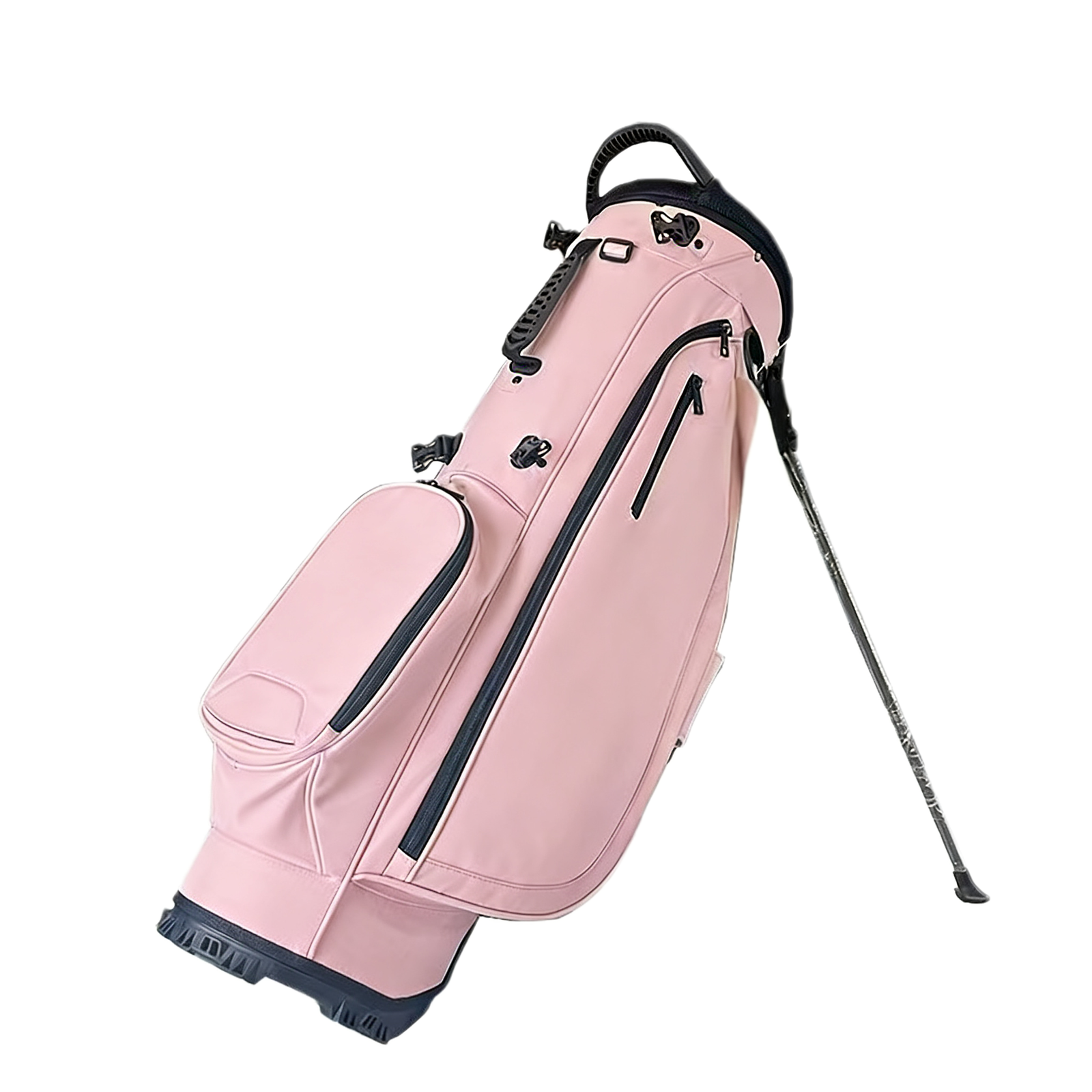 Custom Pink Nylon Golf Stand Bag for Ladies