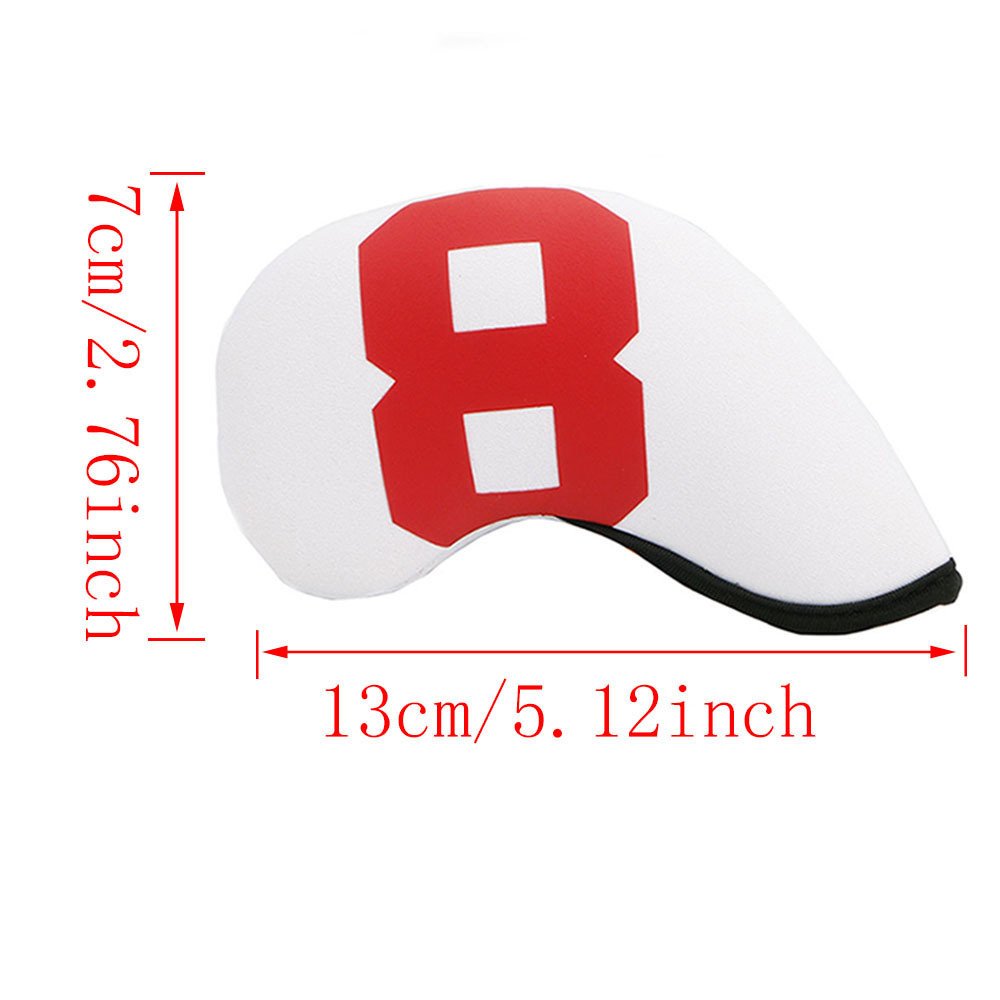 Easy Clean Personalised Golf Iron Headcovers