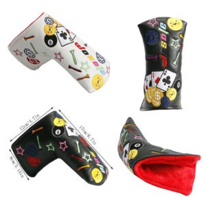 Embroidered Blade Putter Headcovers Magnetic
