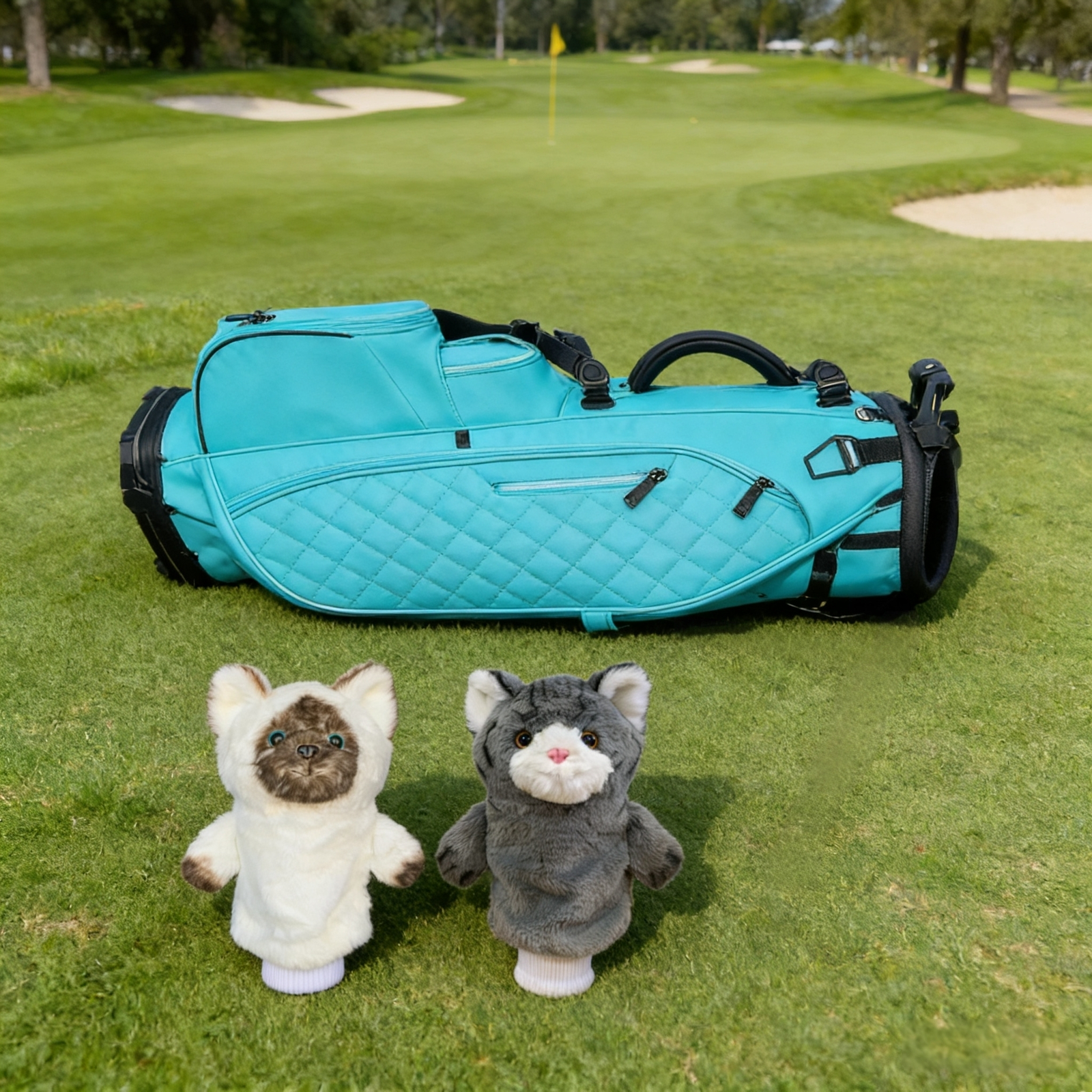 Funny Animal Leather Golf Club Headcover