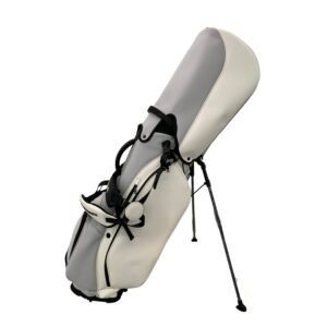 Personalized 14 Way White and Black Golf Stand Bags