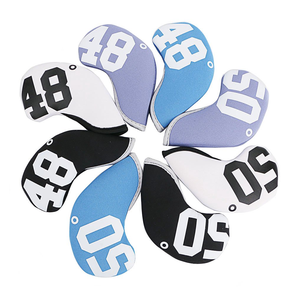 Printed Logo Personalised Nylon Golf Iron Cover