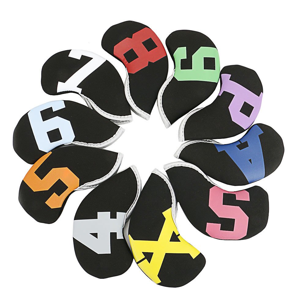 Waterproof Lightweight Nylon Golf Iron Headcovers