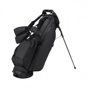Black Leather Carbon Fiber Golf Stand Bag B2B Manufacturer