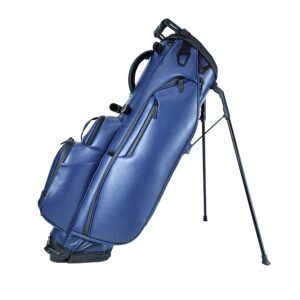 Custom 6 Way Navy Blue Golf Stand Bag B2B