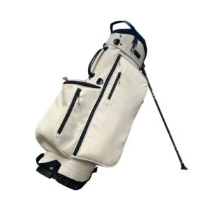 Custom 7 Way Top White Nylon Golf Stand Bags