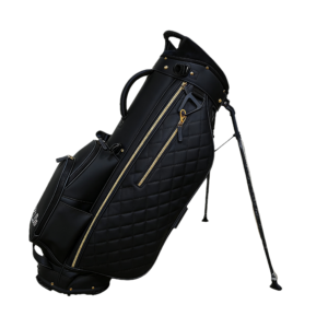 Custom Black Leather Golf Stand Bags Wholesale