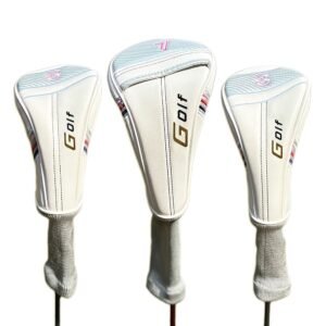 Custom Knit and Leather Golf Headcovers