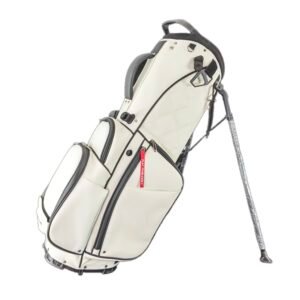 Custom White PU Leather Golf Stand Bags B2B