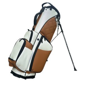Full Custom Lightweight PU leather Golf Stand Bags