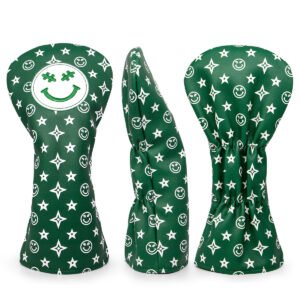 Full Custom Printing PU Leather Wood Headcover