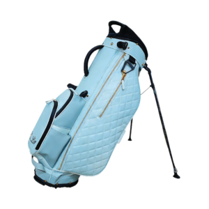 Personalized Blue PU Leather Golf Stand Bag for Ladies