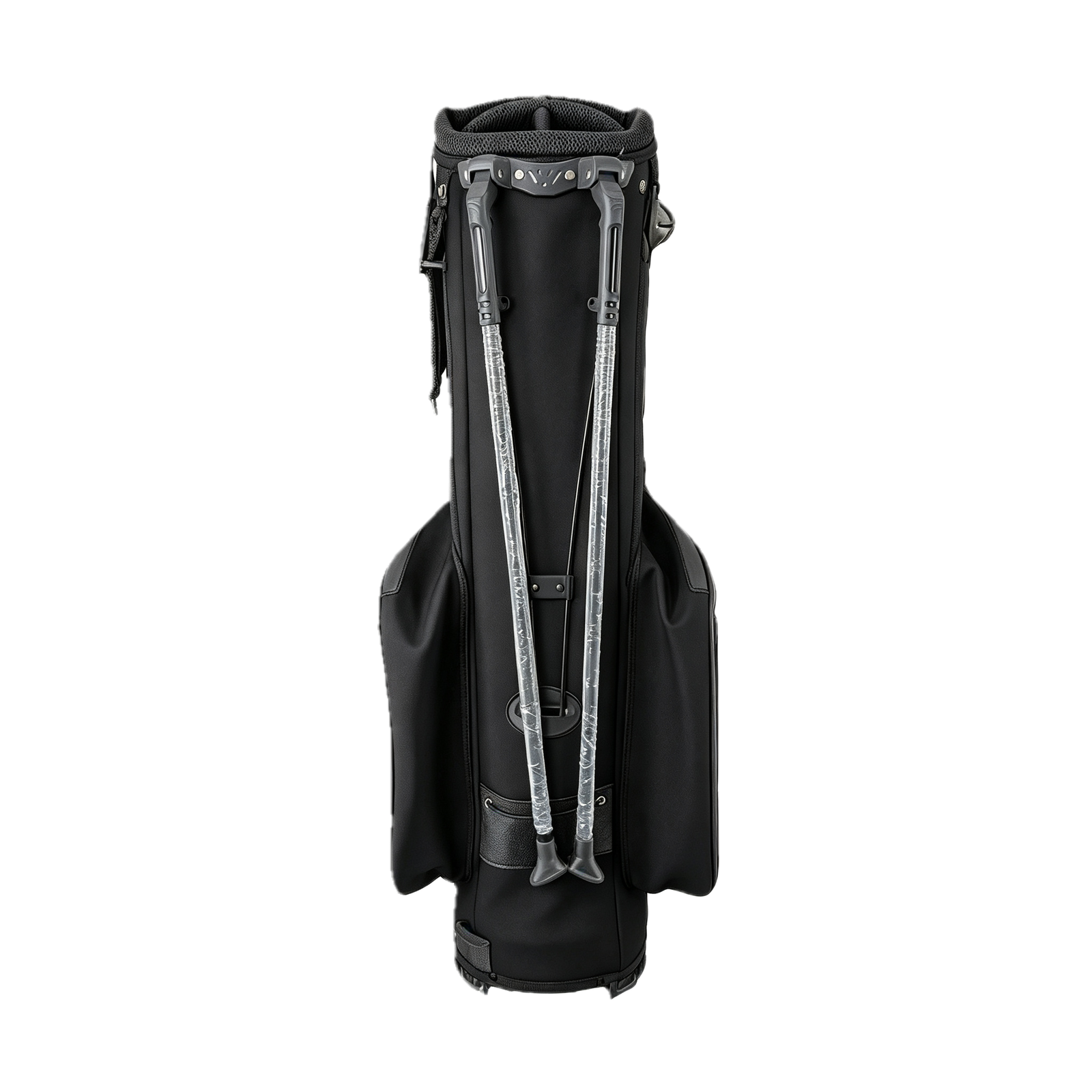 Wholesale Black PU Golf Stand Bags with Reinforced Stand