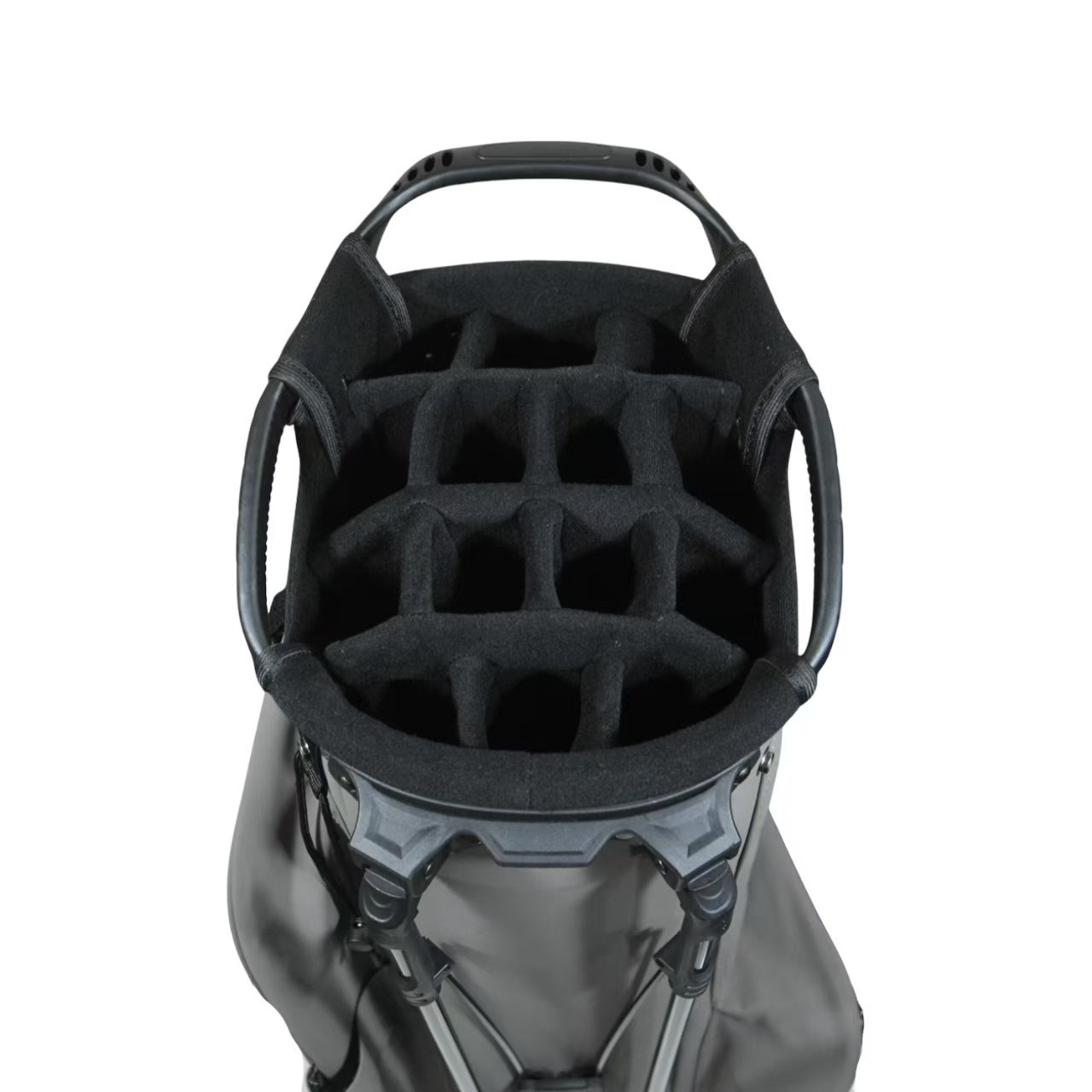 14 Way Divider Grey Leather Custom Golf Bag Manufacturers 5 14 Way Divider Top With Full Length Club Separators
