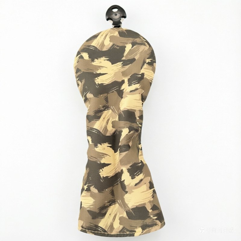 Camo Wood Leather Golf Headcover Factory 1 Camo Wood Leather Golf Headcover Factory