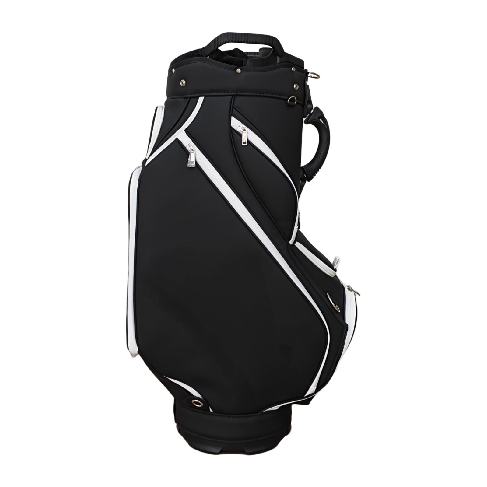 Custom Embroidery PU Leather Golf Staff Bags Wholesale 5 Custom Brand Embroidered Golf Staff Bag for Bulk Sale