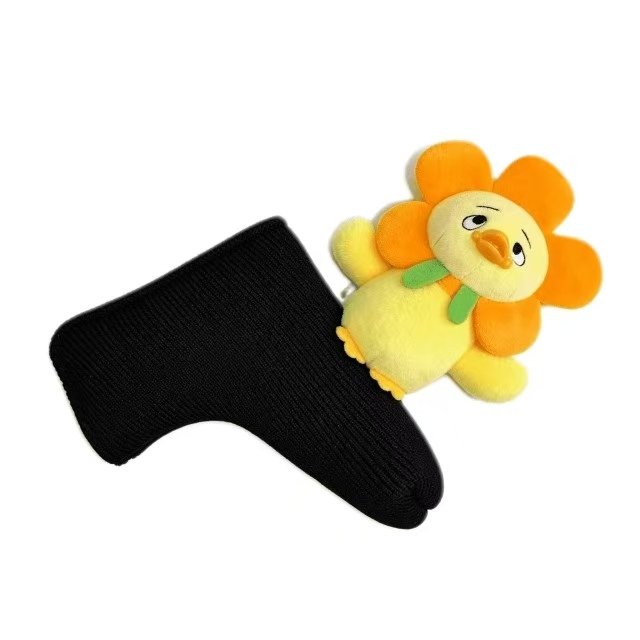 Golf Headcover Factory Knit Blade Putter 4 Custom Duck Animal Knit Putter Cover
