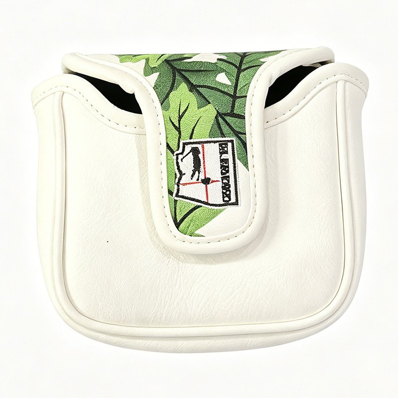 Embroidered Mattle Putter Golf Headcover Factory 5 Custom Embroidered Logo Magnetic Putter Headcovers