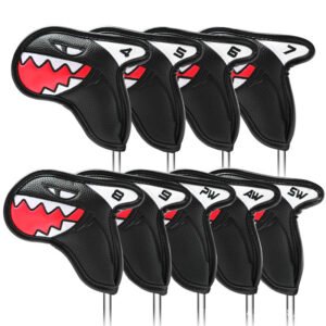 Full Custom PU Leather Golf Iron Headcover