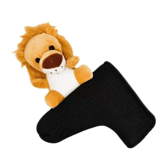 Golf Headcover Factory Knit Blade Putter 3 Golf Headcover Factory Zoo Animal Collection