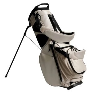Lightweight 6 Way Top Nylon Golf Carry Bag with Embroidery