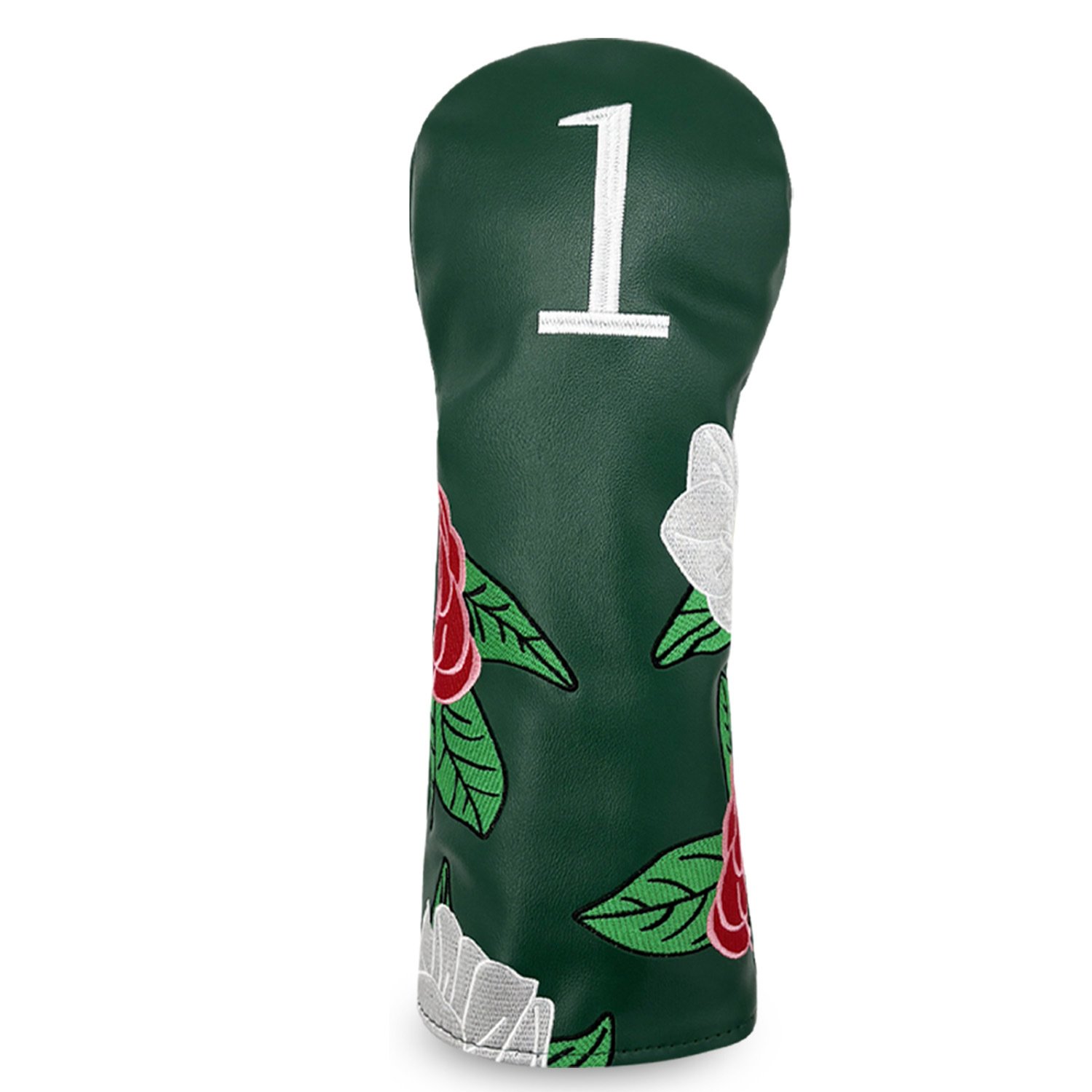 Custom Embroidered Leather Golf Wood Headcovers 3 Premium durable leather golf club head covers