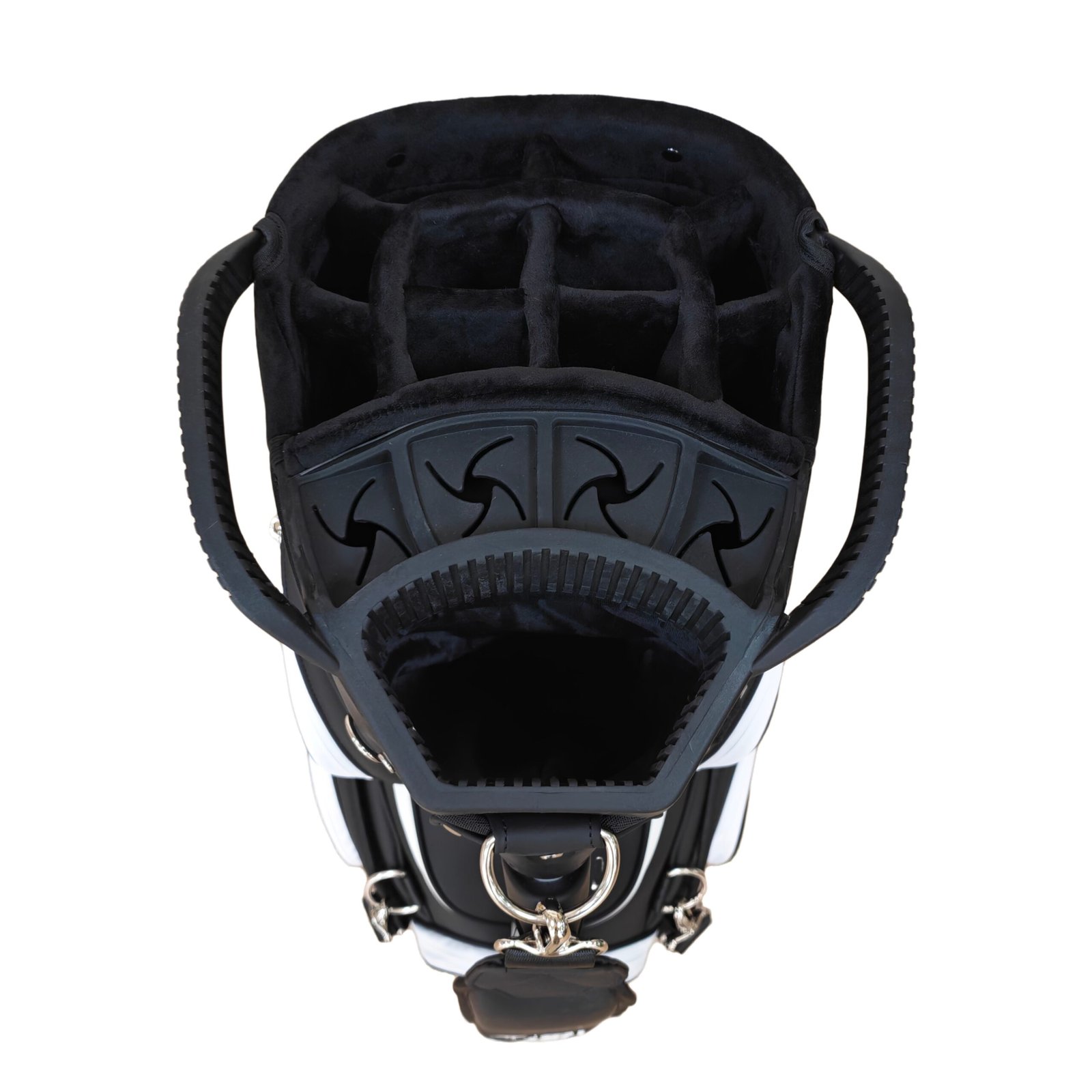 Custom Embroidery PU Leather Golf Staff Bags Wholesale 7 Wholesale Waterproof Leather Golf Staff Bag with Embroidery