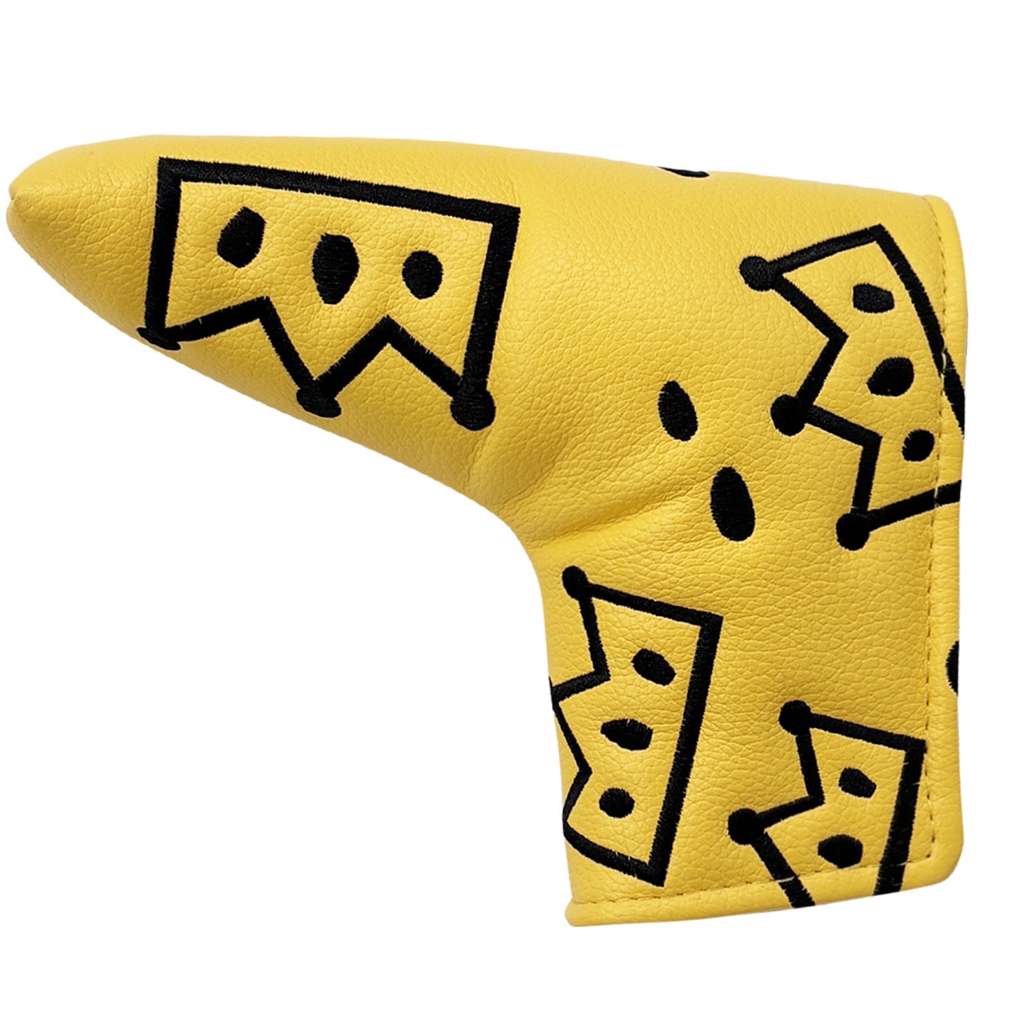 Custom Leather Blade Putter Golf Headcover Manufacturer 3 Custom Embroidery Putter Headcover Supplier Factory