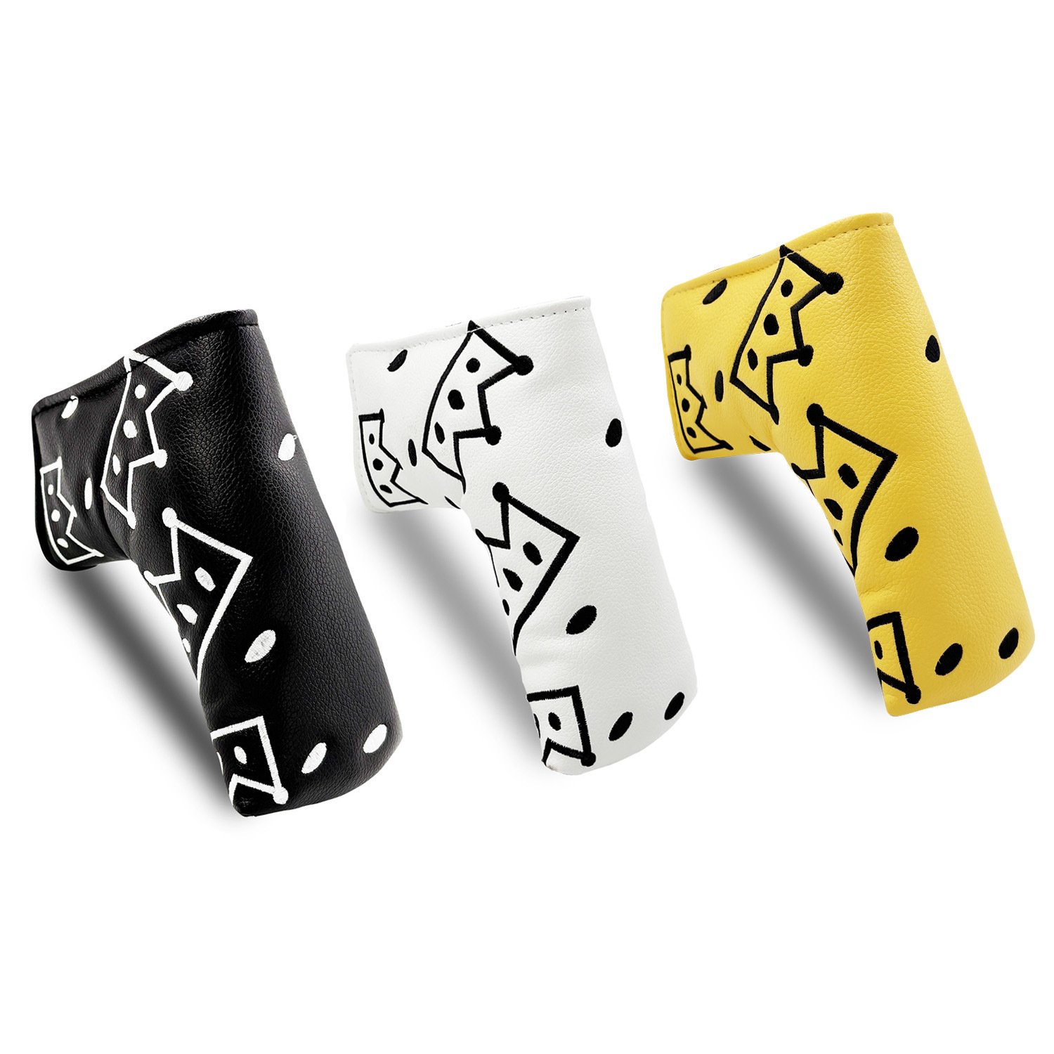 Custom Leather Blade Putter Golf Headcover Manufacturer 1 Custom Leather Blade Putter Golf Headcover Manufacturer