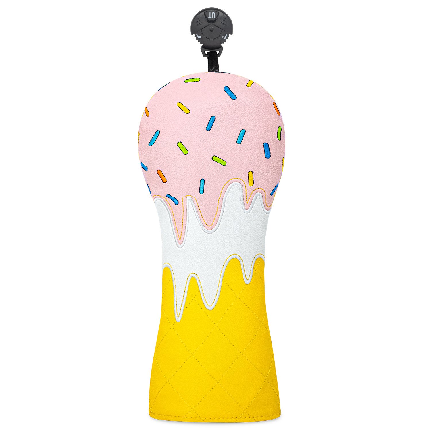Golf Headcover Manufacturer Custom Leather Wood Cover 4 Custom Leather Fairway Wood Headcover With Embroidery