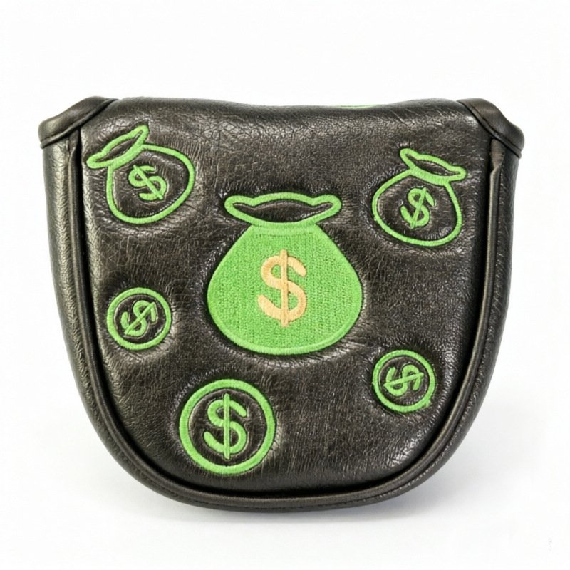 Embroidered Mallet Putter Cover Golf Headcover Factory 1 Embroidered Mallet Putter Cover Golf Headcover Factory