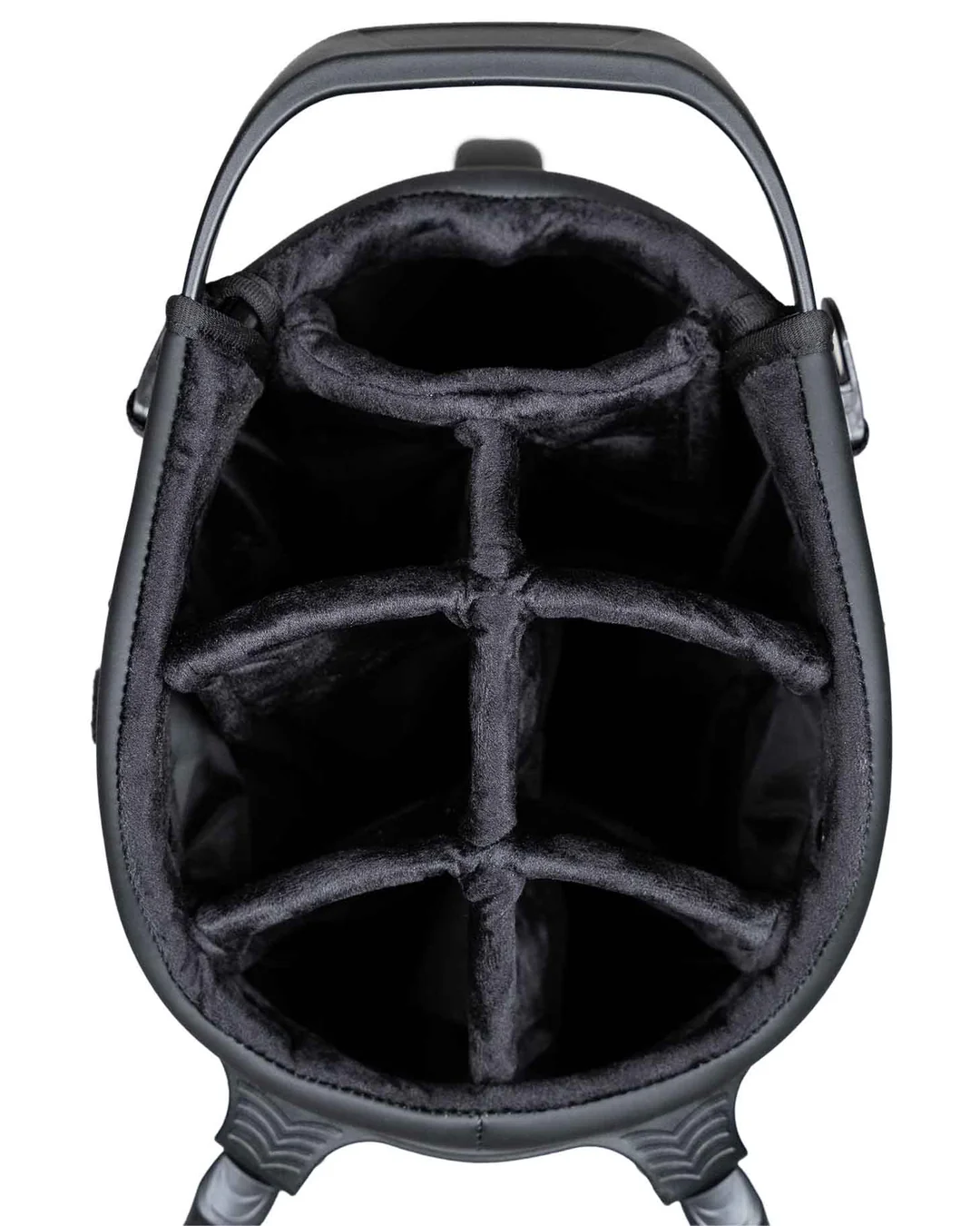 Best 7 Way PU Leather Golf Bag Manufacturer 6 Flannel Lined Jewelry Pockets Golf Bag