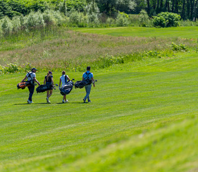 Golf bag order quantity decision matrix showing cost per unit vs inventory risk trade-off