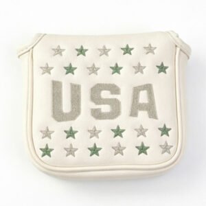 Leather Magnetic Mattle Putter Golf Headcover Supplier
