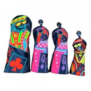 Premium Poker Embroidery Driver Sets Golf Headcover Supplier