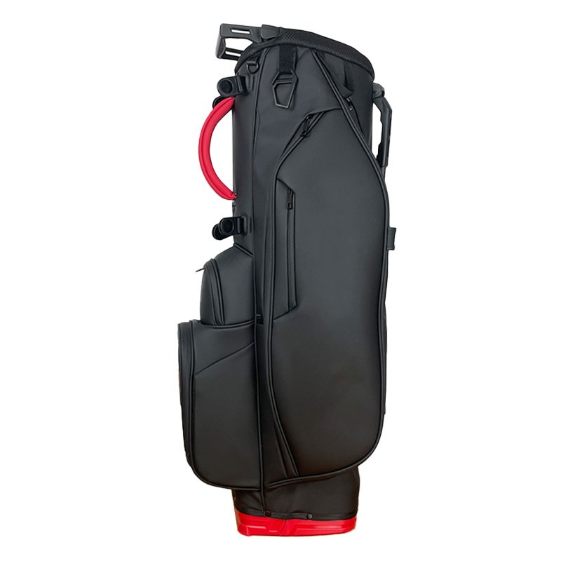 Custom 6 Way Divider Leather Golf Bag Factory 2 Velvet Lined Jewelry Pouch Golf Bag Interior Compartment For Rings And Watches