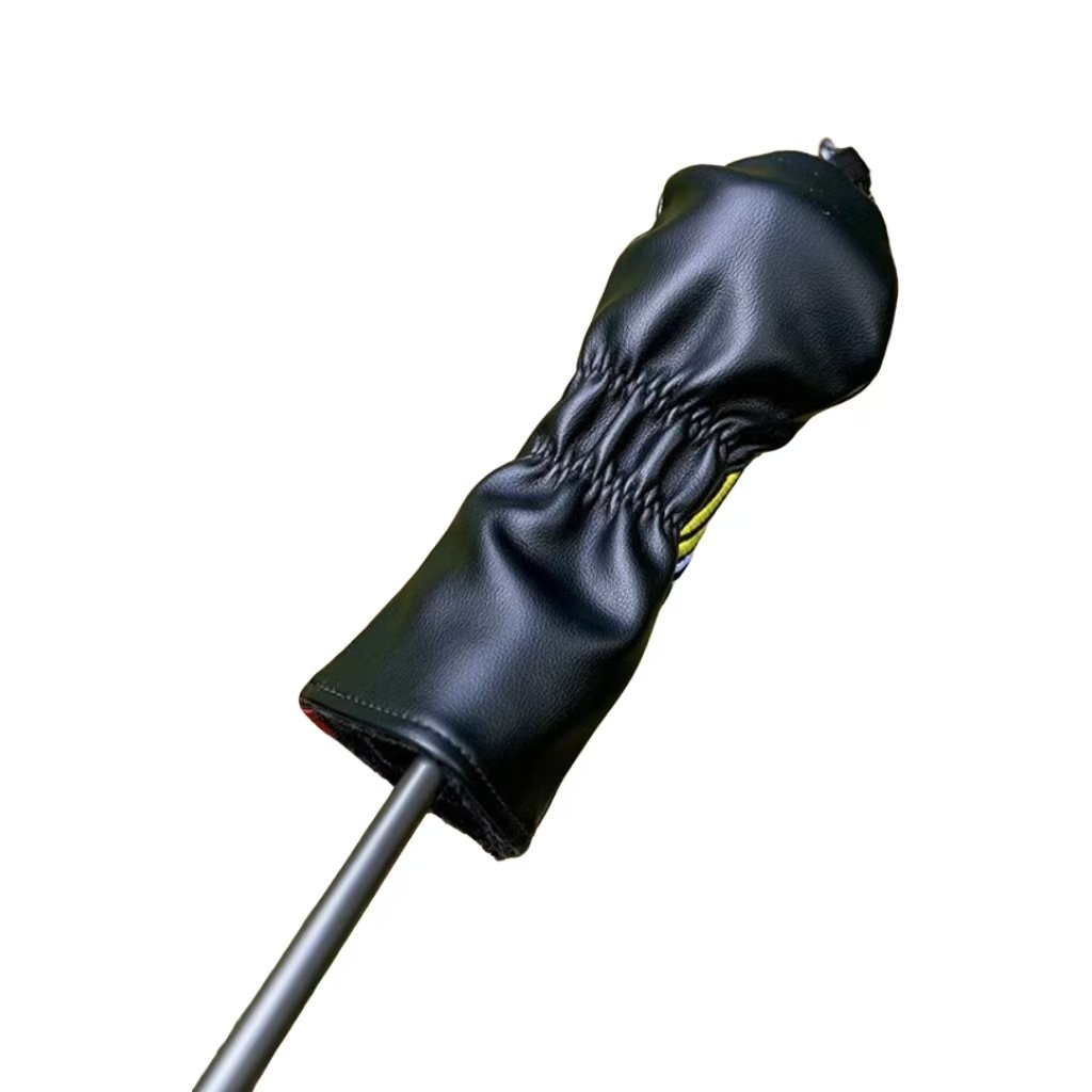 Premium Poker Embroidery Driver Sets Golf Headcover Supplier 5 Vibrant Card Embroidery Golf Driver Set Hearts Diamonds Spades Clubs