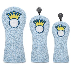 Blue Furry Wood CoverSets Golf Headcover Manufacturer