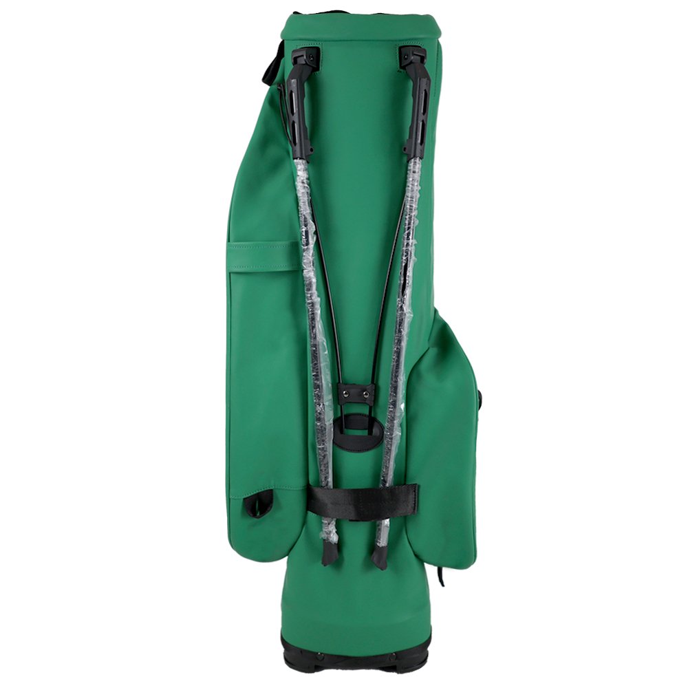 Green Matte Leather Golf Stand Bags Custom Golf Bag Makers 4 Professional Custom Golf Bag Makers With Embroidery And Print