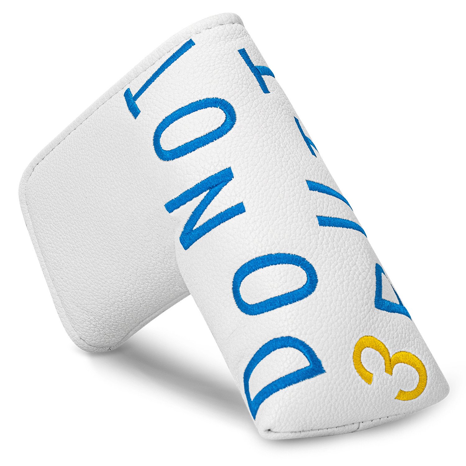 Blade Putter Golf Headcover Factory-Embroidered Logo Headover 3 Custom Embroidered Logo Golf Headcover For Blade Putters